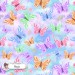Colorful Butterflies exclusive seamless pattern - Magic