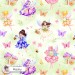 Floral Fairies exclusive seamless pattern - Meadow