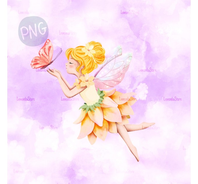 Floral Fairy 1 - [PNG Clipart]