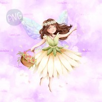 Floral Fairy 2 - [PNG Clipart]