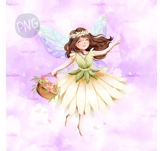 Floral Fairy 2 - [PNG Clipart]
