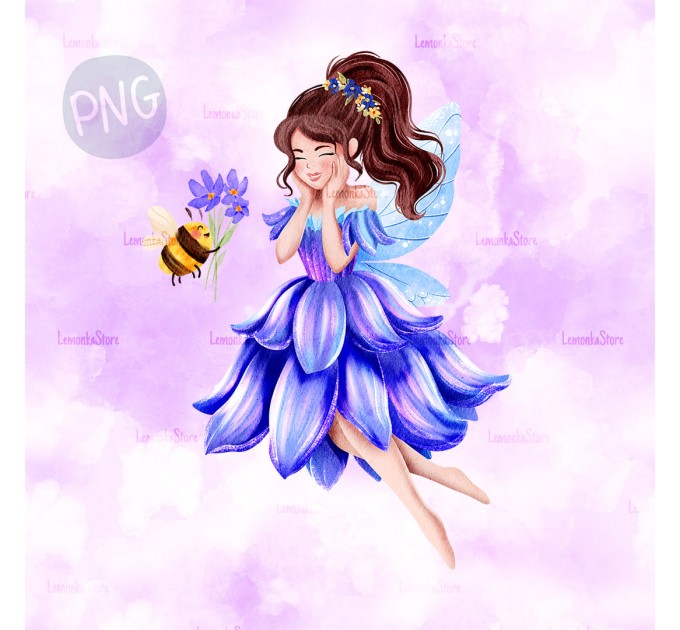 Floral Fairy 3 - [PNG Clipart]