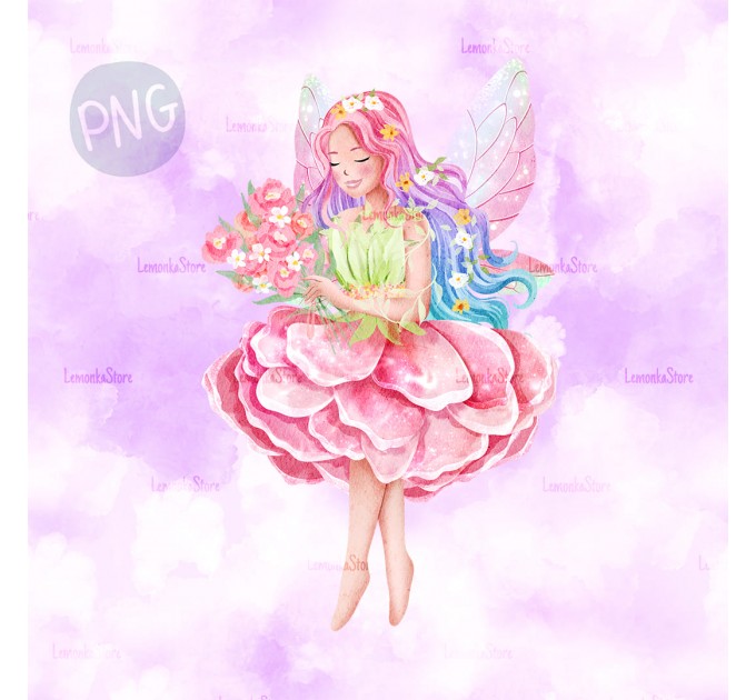 Floral Fairy 4 - [PNG Clipart]