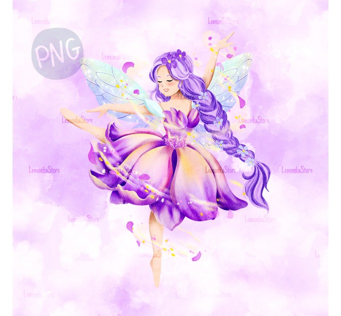 Floral Fairy 5 - [PNG Clipart]