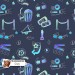 Movie Doodles exclusive seamless pattern - Grey
