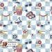 Movie Doodles exclusive seamless pattern - Grey Check