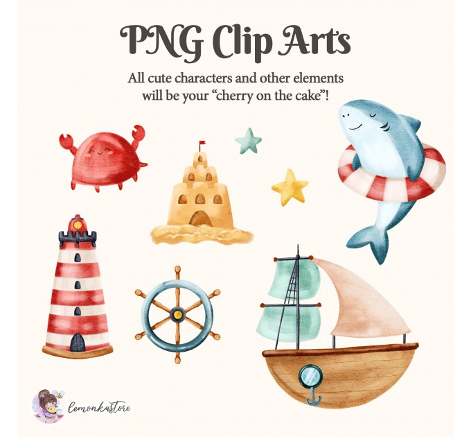 Nautical Seamless pattern 
