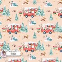 Christmas Bus - Beige