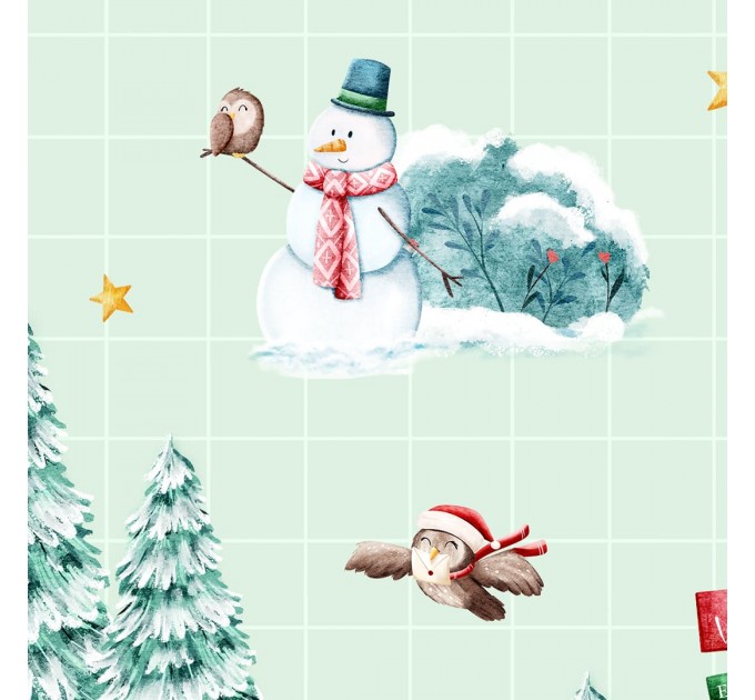 Christmas Bus seamless pattern design - Grey
