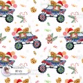 Cookie Truck seamless pattern - White [Non-Exclusive]
