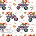 Cookie Truck seamless pattern - White [Non-Exclusive]