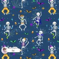 Dancing Skeletons exclusive seamless pattern - Bat