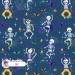 Dancing Skeletons exclusive seamless pattern - Bat