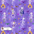 Dancing Skeletons exclusive seamless pattern - Lilac