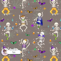 Dancing Skeletons - Tan