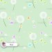Dandelions exclusive seamless pattern - Mint