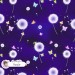 Dandelions exclusive seamless pattern - Purple