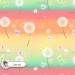 Dandelions exclusive seamless pattern - Sunrise